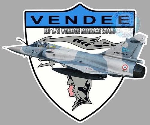Autocollant mirage 2000 avion - mirage,