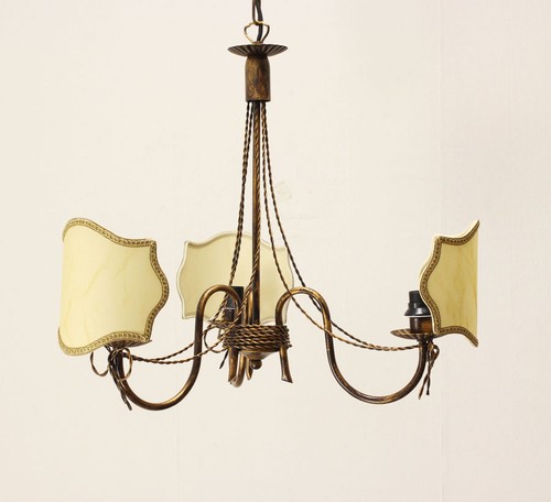 Lustre lumières fer - lustre,