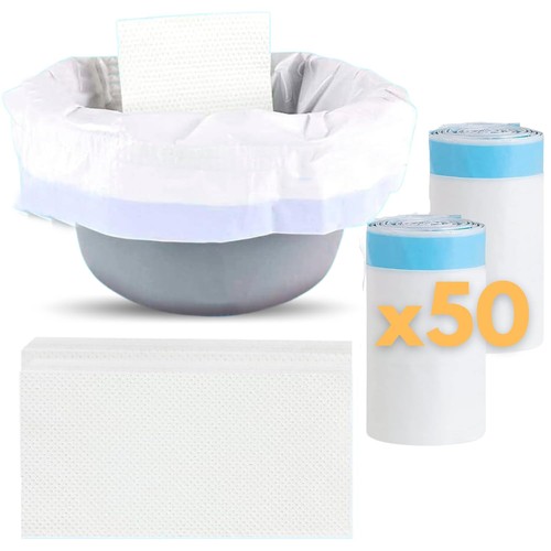 Pack x50 sac portable - pack, wc