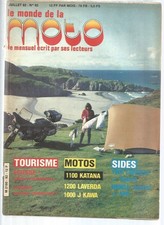 LE MONDE DE LA MOTO N°92 KATANA 1100 /LAVERDA 1200 / KAWA 1000 J / HONDA JUBILEE