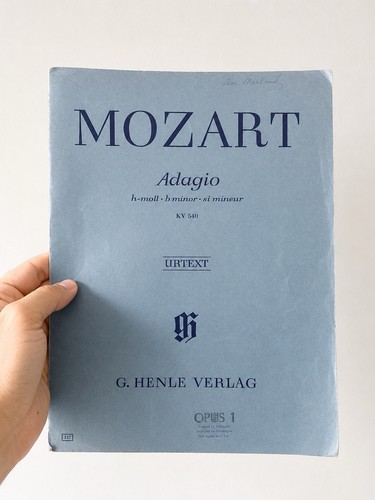 Mozart adagio minor k540 - mozart, in
