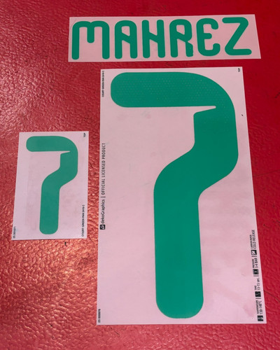 Flocage officiel mahrez 7 - mahrez, n°7