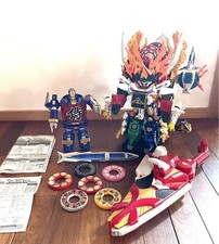 Power Rangers Samurai Shinkenger DX Megazord Morpher 4p set BANDAI Japan