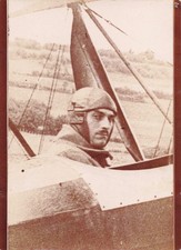 ANCIENNE PHOTOGRAPHIE 1927 PORTRAIT D'UN PILOTE D'AVION