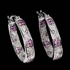 925 Argent Sterling Boucles