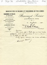 Dépt 36 - Levroux - Manufacture de Parchemins en Tous Genre de 1930