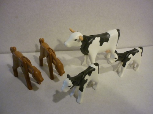 Lot playmobil vache tachetee - playmobil,