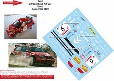 DECALS 1/18 REF 1402 CITROEN