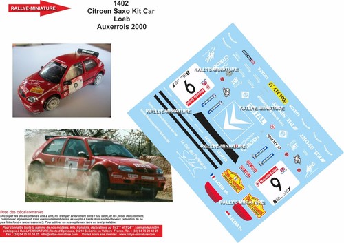 Decals ref 1402 citroen - decals,