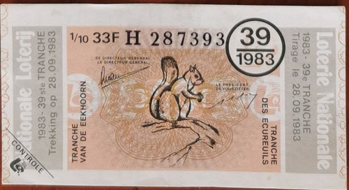 Billet loterie nationale - de,