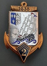 Insigne AFN 2° RIC Régiment