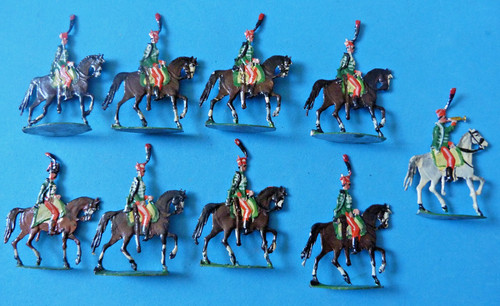 Plats étain zinnfiguren - d'étain,