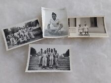 Un lot de 4 photos Guerre Algérie Tirailleur Sénégalais militaria.