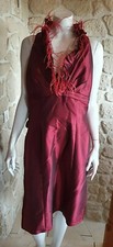Robe cocktail bordeaux neuve