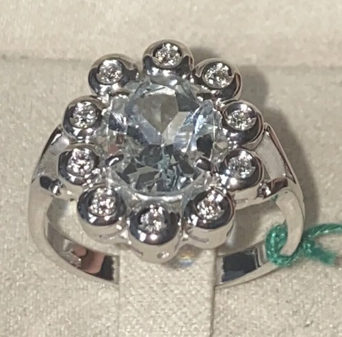 Bague blanc 18kt - or,