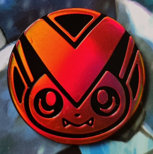 Jeton pokemon victini - victini, rouge
