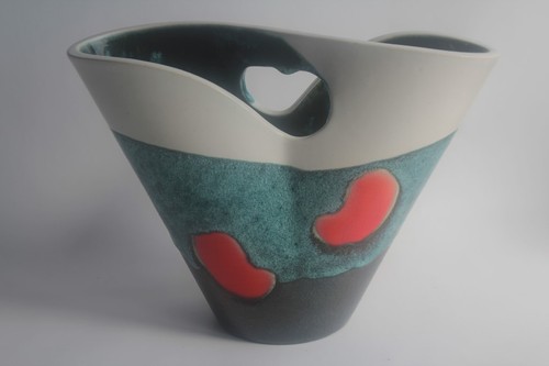 Grand vase double céramique