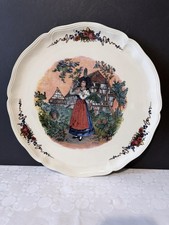 Assiette décorative ancienne