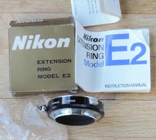 Bague allonge E2 pour les SLR Nikon manuels
