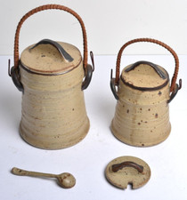 Lot 2 Pot en grès ROCAILLE -