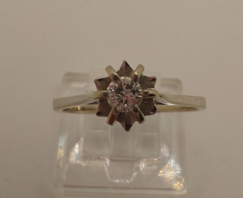 Ancienne bague solitaire - ancienne,