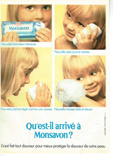 Publicité Advertising 0925  1969     savon Monsavon protège la peau