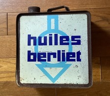 Bidon Huiles Berliet Publicitaire 5 Litres 