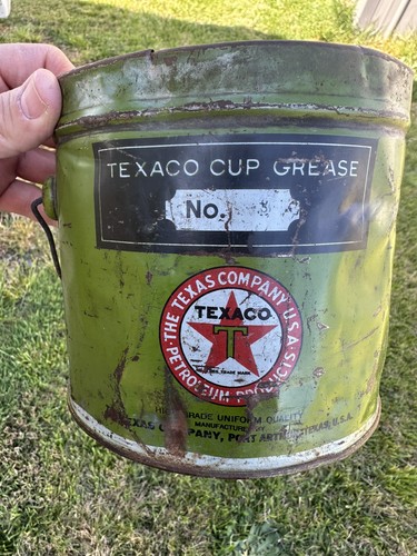Vintage texaco cup grease - 3,