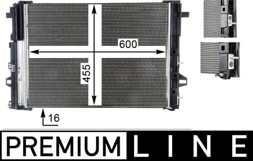 Mahle 446 000p condenser - ac,