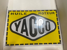 Plaque Yacco Huile Moteur