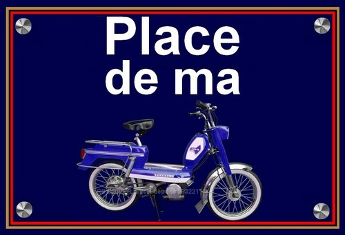 Plaque place ma 104 - ", de