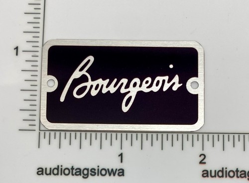 Bourgeois guitar case logo - guitar,