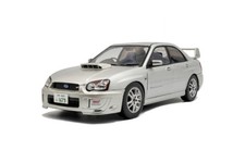 Subaru Impreza WRX RHD 2003 Argent Modèle Auto 1:18 Solido