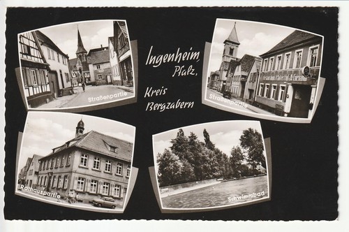 Postcard billigheim ingenheim - postcard, billigheim-ingenheim