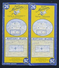 Carte MICHELIN n°26 MARTIGNY