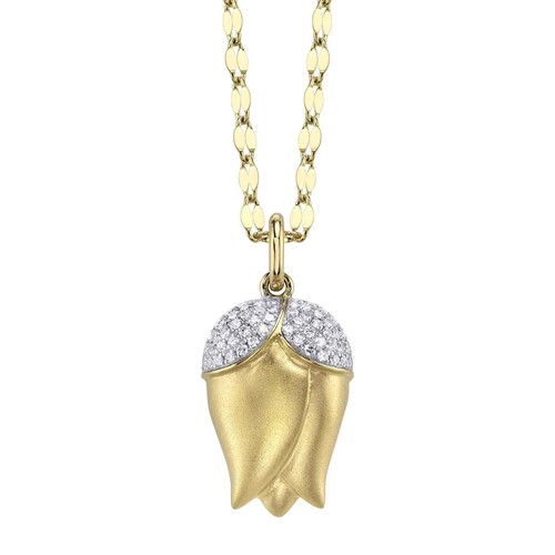 Diamant fleur rose - diamant,