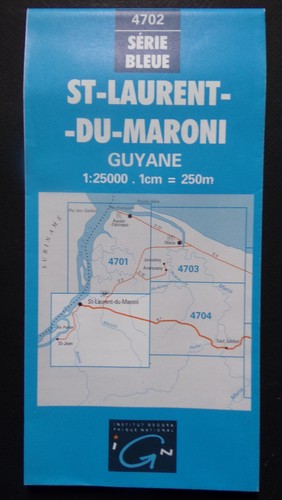 Carte ign série bleue - carte,