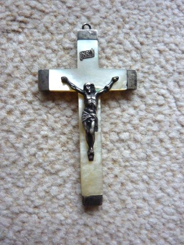 Pendentif croix ancienne - pendentif, en