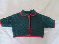 VESTE MATELASSEE VELOURS VERT