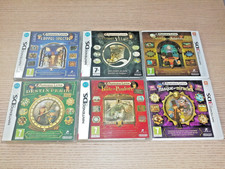 Lot 6 jeux PROFESSEUR LAYTON Nintendo 3DS 2DS DS PAL FR COMPLET + Cartes VIP NG
