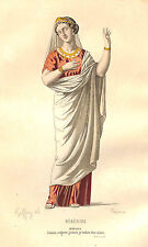 THEATRE JEAN RACINE GRAVURE PORTRAIT EN PIED BERENICE GEFFROY 1882