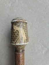 Ancienne Canne Pommeau Corne