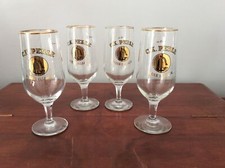 4 Verres bière d'Alsace C.K. PERLE
