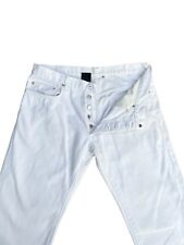 Dior Homme  White Denim Jeans Slim Fit - 19 Size 32