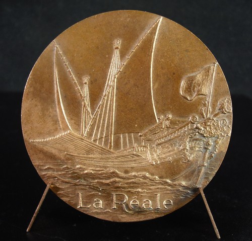 Médaille réale navire - la,