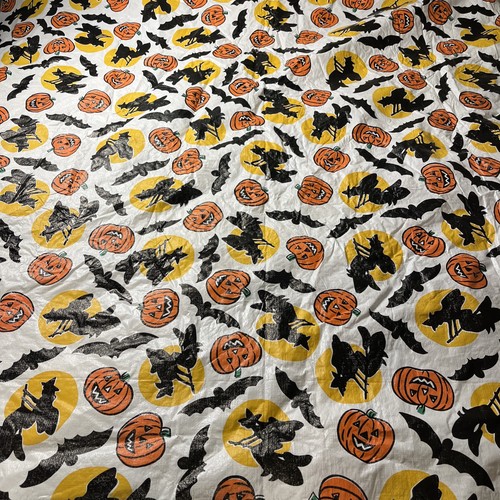 Vintage tablecloth pumpkin - vintage,