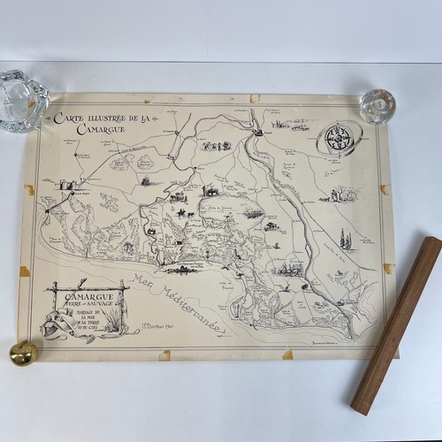 Carte ancienne affiche