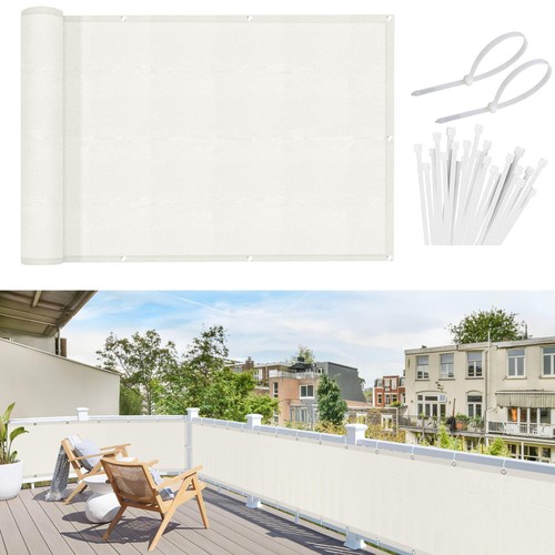 Brise vue balcon beige - brise,