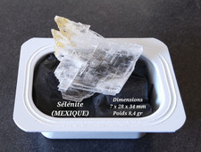 Sélénite MEXIQUE pièce très brillante idéal collection lithotherapie reiki soin