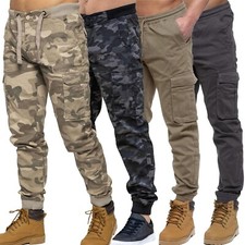 Enzo Pantalons De Combat Militaires Pour Hommes Camouflage Cargo Camo